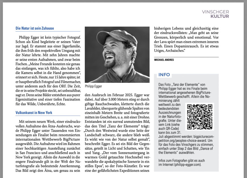 Tiefgehende Naturfotografie von Philipp Egger, beeindruckende Landschaftsaufnahmen, Naturschutz, BigPicture-Wettbewerb, professionelle Naturfotografie, innovatives Bildkonzept, extreme Perspektiven, künstlerische Landschaftsaufnahmen.